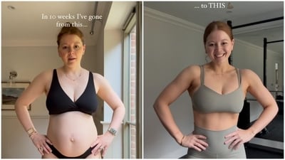 Emily, a fitness influencer, shared her 5-day workout plan that helped her lose postpartum weight. Emily, a fitness influencer, shared her 5-day workout plan that helped her lose postpartum weight.