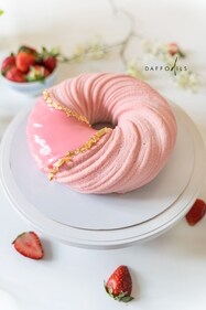At Daffodils Patisserie, they made the French pastry Enremet At Daffodils Patisserie, they made the French pastry Enremet