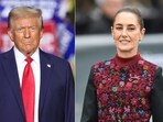 US President-elect Donald Trump said November 27, 2024 that Mexico's leader, Claudia Sheinbaum, had agreed to "stop" migration during a conversation between the pair, "effectively closing" the border between their countries. US President-elect Donald Trump said November 27, 2024 that Mexico's leader, Claudia Sheinbaum, had agreed to "stop" migration during a conversation between the pair, "effectively closing" the border between their countries.