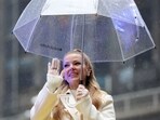 Ariana Madix attends the 98th Macy's Thanksgiving Day Parade in New York City, U.S., November 28, 2024. REUTERS/Brendan McDermid