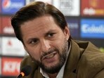 Shahid Afridi showed his support towards PCB not accepting hybrid model for Champions Trophy Shahid Afridi showed his support towards PCB not accepting hybrid model for Champions Trophy