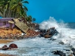 48.4% of Karnataka’s Dakshina Kannada’s 36.66-kilometer coastline has suffered erosion, according to NCCR data. 48.4% of Karnataka’s Dakshina Kannada’s 36.66-kilometer coastline has suffered erosion, according to NCCR data.