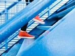 Take the stairs: Opt for stairs instead of taking the lift to increase your daily step count. (Unsplash) Take the stairs: Opt for stairs instead of taking the lift to increase your daily step count. (Unsplash)
