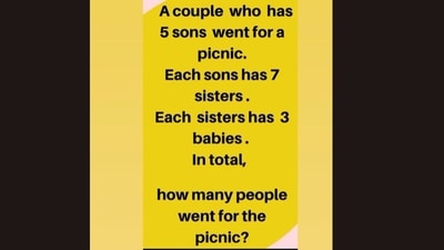 Do you think you can crack this tricky puzzle? (Screengrab Instagram/@br4inteaserhub) Do you think you can crack this tricky puzzle? (Screengrab Instagram/@br4inteaserhub)