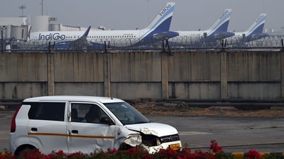 IndiGo received the maximum bomb hoax calls in October. (Bloomberg) IndiGo received the maximum bomb hoax calls in October. (Bloomberg)