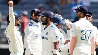 Indian squad celebrate the victory during Day 4 of the first Test match against Australia (HT_PRINT) Indian squad celebrate the victory during Day 4 of the first Test match against Australia (HT_PRINT)