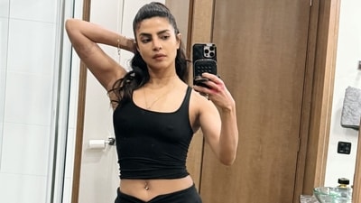 Priyanka Chopra shared a mirror selfie on Instagram. Priyanka Chopra shared a mirror selfie on Instagram.