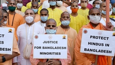 The leader of the religious organisation claimed on Thursday that extremists are trying to damage ISKCON Bangladesh's name. (ANI File Photo) The leader of the religious organisation claimed on Thursday that extremists are trying to damage ISKCON Bangladesh's name. (ANI File Photo)