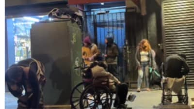 A street in San Francisco, United States, showed people who were partially conscious. (X/@Ishansharma7390) A street in San Francisco, United States, showed people who were partially conscious. (X/@Ishansharma7390)