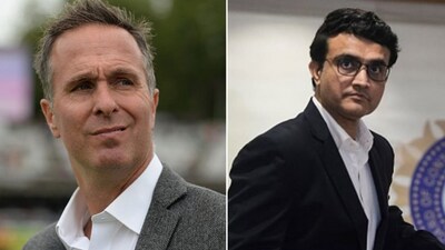 Sourav Ganguly (R) issued a timely reminder to Michael Vaughan (Getty) Sourav Ganguly (R) issued a timely reminder to Michael Vaughan (Getty)