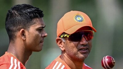 Rahul Dravid was head coach when Yashasvi Jaiswal made his international debut (Getty Images) Rahul Dravid was head coach when Yashasvi Jaiswal made his international debut (Getty Images)