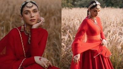 Aditi Rao Hydari's bridal look Aditi Rao Hydari's bridal look