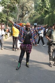 For Kanj Saurav, attending the Pride is a celebration of who he is. (Photos: Manoj Verma/HT)
