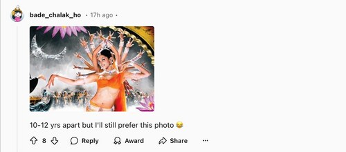 Users compared her to DP in Om Shanti Om (2007) Users compared her to DP in Om Shanti Om (2007)
