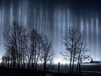 Canada's Alberta witnessed stunning light pillars, a natural winter optical illusion.
Canada's Alberta witnessed stunning light pillars, a natural winter optical illusion.