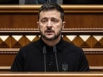 Ukraine's President Volodymyr Zelenskiy addresses lawmakers during a parliament session, amid Russia's attack on Ukraine, in Kyiv. (File image)