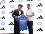 The jersey is the traditional Indian blue with the tricolour of the national flag on the shoulders. I