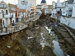 The aftermath of the deadly floods as seen in eastern Spain's Valencia region. The aftermath of the deadly floods as seen in eastern Spain's Valencia region.