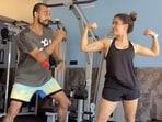 Fitness trainer Tridev Pandey works with actors such as Sanya Malhotra, among others. (Instagram/Tridev Pandey) Fitness trainer Tridev Pandey works with actors such as Sanya Malhotra, among others. (Instagram/Tridev Pandey)
