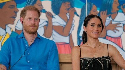 Harry and Meghan's professional separation may be strategic move to salvage their ‘tainted’ brand, expert says (Colombia Vice Presidency/Handout via REUTERS) (via REUTERS)
