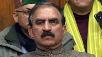 Himachal CM Sukhvinder Singh Sukhu (File) Himachal CM Sukhvinder Singh Sukhu (File)