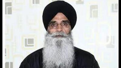 Jathedar Giani Raghbir Singh left for Dubai and is set to return a day ahead of the meeting (HT File) Jathedar Giani Raghbir Singh left for Dubai and is set to return a day ahead of the meeting (HT File)