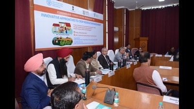 Jointly organised by Food and Agriculture Organisation of the United Nations (FAO) and ICAR-CSSRI, the workshop was attended by farmers, government officials, scientists, experts, academia and private sector representatives from Punjab and Haryana. (HT Photo) Jointly organised by Food and Agriculture Organisation of the United Nations (FAO) and ICAR-CSSRI, the workshop was attended by farmers, government officials, scientists, experts, academia and private sector representatives from Punjab and Haryana. (HT Photo)