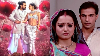 Ram Charan and Kiara Advani's jerky romance in Game Changer's Naanaa Hyraanaa, has the internet drawing comparisons with Saath Nibhana Saathiya's Ahem ji and Gopi Bahu (Photos: X)