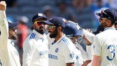 Indian players celebrate after beating Australia by 295 runs in Perth during the 2024 Border-Gavaskar Trophy. (ANI Photo) Indian players celebrate after beating Australia by 295 runs in Perth during the 2024 Border-Gavaskar Trophy. (ANI Photo)