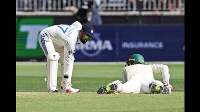 Rishabh Pant and Australia’s Alex Carey. Pant’s banter, good-humoured but relent-less, is said to wear batsmen down. (AP) Rishabh Pant and Australia’s Alex Carey. Pant’s banter, good-humoured but relent-less, is said to wear batsmen down. (AP)