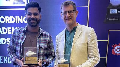 The award was for the song, “I Love You” from Pune-based Upamanyu Mukherjee’s debut album “Negotiating Oxytocin” released in August 2023. (HT PHOTO) The award was for the song, “I Love You” from Pune-based Upamanyu Mukherjee’s debut album “Negotiating Oxytocin” released in August 2023. (HT PHOTO)