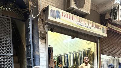 The street has Good Luck Tailors, Good Luck Tea Stall and Good Luck Hair Salon. (HT Photo) The street has Good Luck Tailors, Good Luck Tea Stall and Good Luck Hair Salon. (HT Photo)