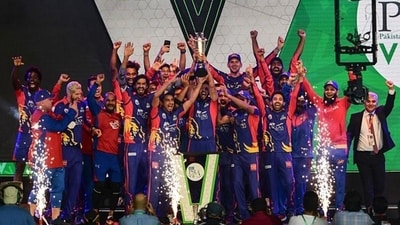 Players of Karachi Kings celebrate after winning the Pakistan Super League title. (Getty Images) Players of Karachi Kings celebrate after winning the Pakistan Super League title. (Getty Images)