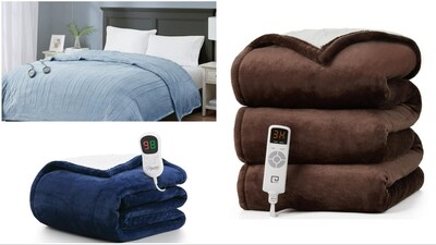 Make your chilly nights comfy with an electric blanket.