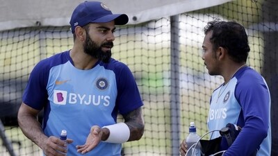 Virat Kohli and Prithvi Shaw during a series in New Zealand. (AP) Virat Kohli and Prithvi Shaw during a series in New Zealand. (AP)