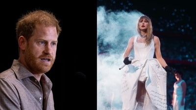 Following his legal battle for police protection, Prince Harry may find support from Taylor Swift, who received security during her concert. ((Photo by Ethan Cairns / GETTY IMAGES NORTH AMERICA / Getty Images via AFP, @taylorswift/Instagram)) Following his legal battle for police protection, Prince Harry may find support from Taylor Swift, who received security during her concert. ((Photo by Ethan Cairns / GETTY IMAGES NORTH AMERICA / Getty Images via AFP, @taylorswift/Instagram))