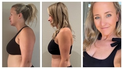 Erica Jennings keeps sharing her before-and-after weight loss photos. (Instagram/Forever Wellness Life) Erica Jennings keeps sharing her before-and-after weight loss photos. (Instagram/Forever Wellness Life)