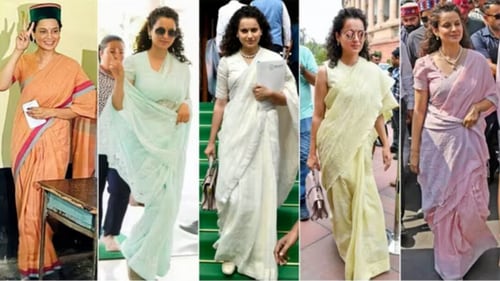 Kangana Ranaut Parliament fashion