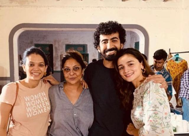 Actor Roshan Mathew (seen here with co-stars Alia Bhatt and Shefali Shah) says being from a small town shaped the person he is today. Actor Roshan Mathew (seen here with co-stars Alia Bhatt and Shefali Shah) says being from a small town shaped the person he is today.