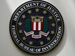 The FBI seal is pictured in Omaha, Neb., Aug. 10, 2022. The FBI seal is pictured in Omaha, Neb., Aug. 10, 2022.
