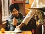 Diljit Dosanjh tasted a cup of coffee at the place. Diljit Dosanjh tasted a cup of coffee at the place.