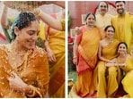 Sobhita Dhulipala shared pictures from her Mangalasnaanam ceremony. Sobhita Dhulipala shared pictures from her Mangalasnaanam ceremony.