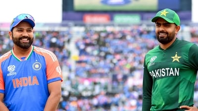 Rohit Sharma and Babar Azam during the ICC T20 World Cup 2024, (Pakistan Cricket - X) Rohit Sharma and Babar Azam during the ICC T20 World Cup 2024, (Pakistan Cricket - X)