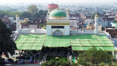 Friday prayers took place amid tight security at Shahi Jama Masjid, Sambhal. (ANI) Friday prayers took place amid tight security at Shahi Jama Masjid, Sambhal. (ANI)