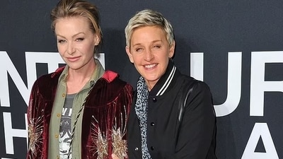 Ellen DeGeneres, 66, decided to leave the US in protest of Donald Trump's election victory and is now residing in a picturesque multimillion-pound farmhouse in the Cotswolds. (Getty Images)