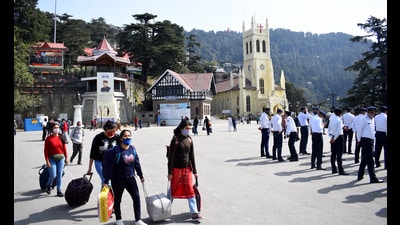 Himachal Pradesh has witnessed the driest November as it received the third lowest rainfall in period from 1901-2024. (HT File)