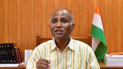 Mumbai, India – Mar 29, 2024: IAS officer S. Chockalingam Chief Electoral officer of Maharashtra, at Mantralaya, in Mumbai, India, on Friday, Mar 29, 2024. (Photo by Bhushan Koyande/HT Photo) Mumbai, India – Mar 29, 2024: IAS officer S. Chockalingam Chief Electoral officer of Maharashtra, at Mantralaya, in Mumbai, India, on Friday, Mar 29, 2024. (Photo by Bhushan Koyande/HT Photo)