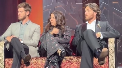 (L-R) Andrew Garfield, Zoya Akhtar and Jacob Elordi attended the Marrakech International Film Festival. (L-R) Andrew Garfield, Zoya Akhtar and Jacob Elordi attended the Marrakech International Film Festival.