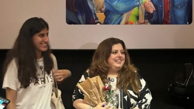 Delnaaz Irani aka Sweetu surprised audience at a screening of Kal Ho Naa Ho Delnaaz Irani aka Sweetu surprised audience at a screening of Kal Ho Naa Ho