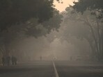 Smog in Delhi, where AQI has remained 'very poor' Smog in Delhi, where AQI has remained 'very poor'